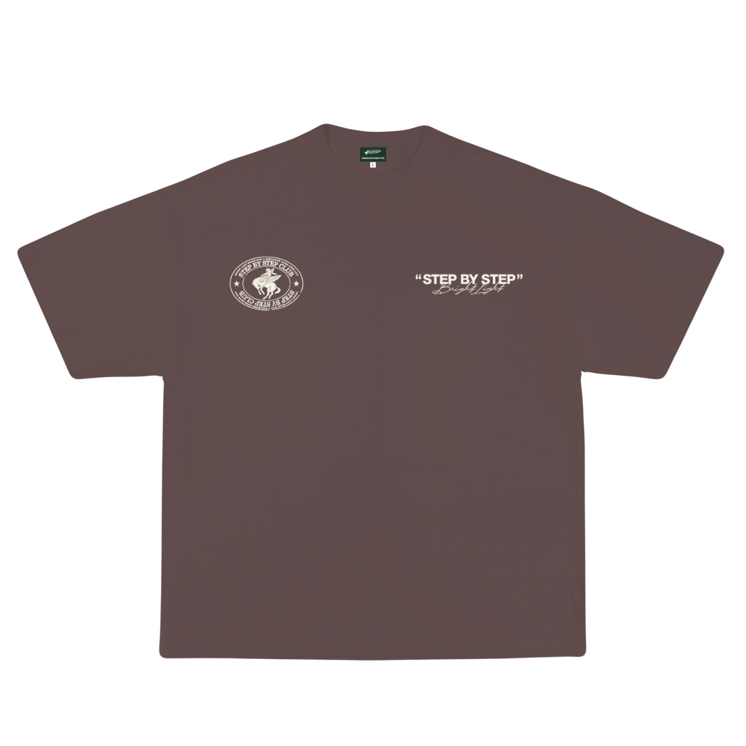 DEEP COFFEE “STEP BY STEP” TEE