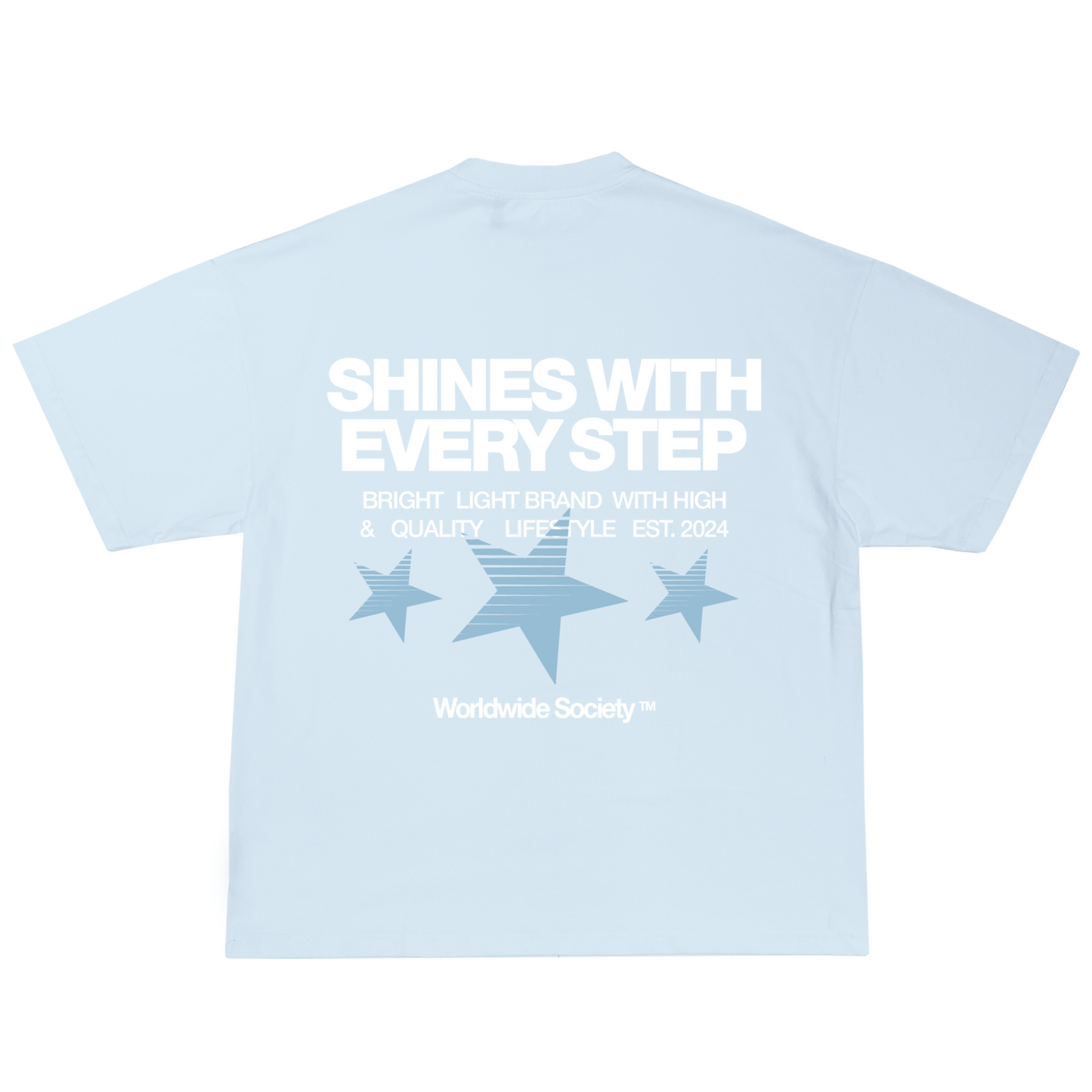BLUE BRIGHT LIGHT TEE