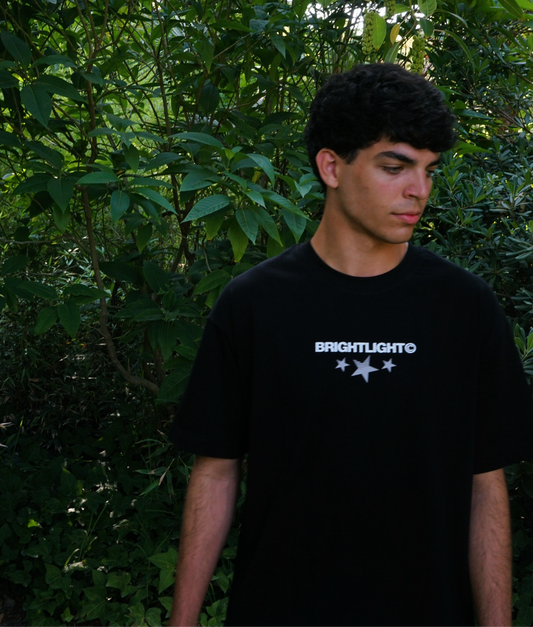 BLACK BRIGHT LIGHT TEE
