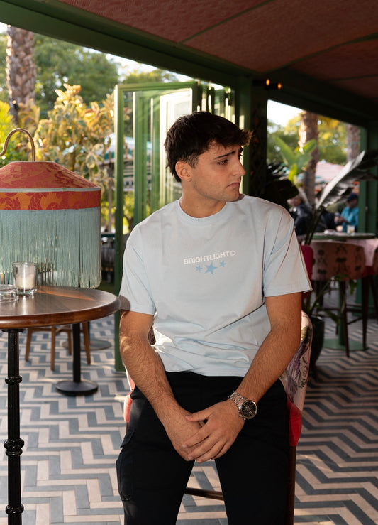 BLUE BRIGHT LIGHT TEE