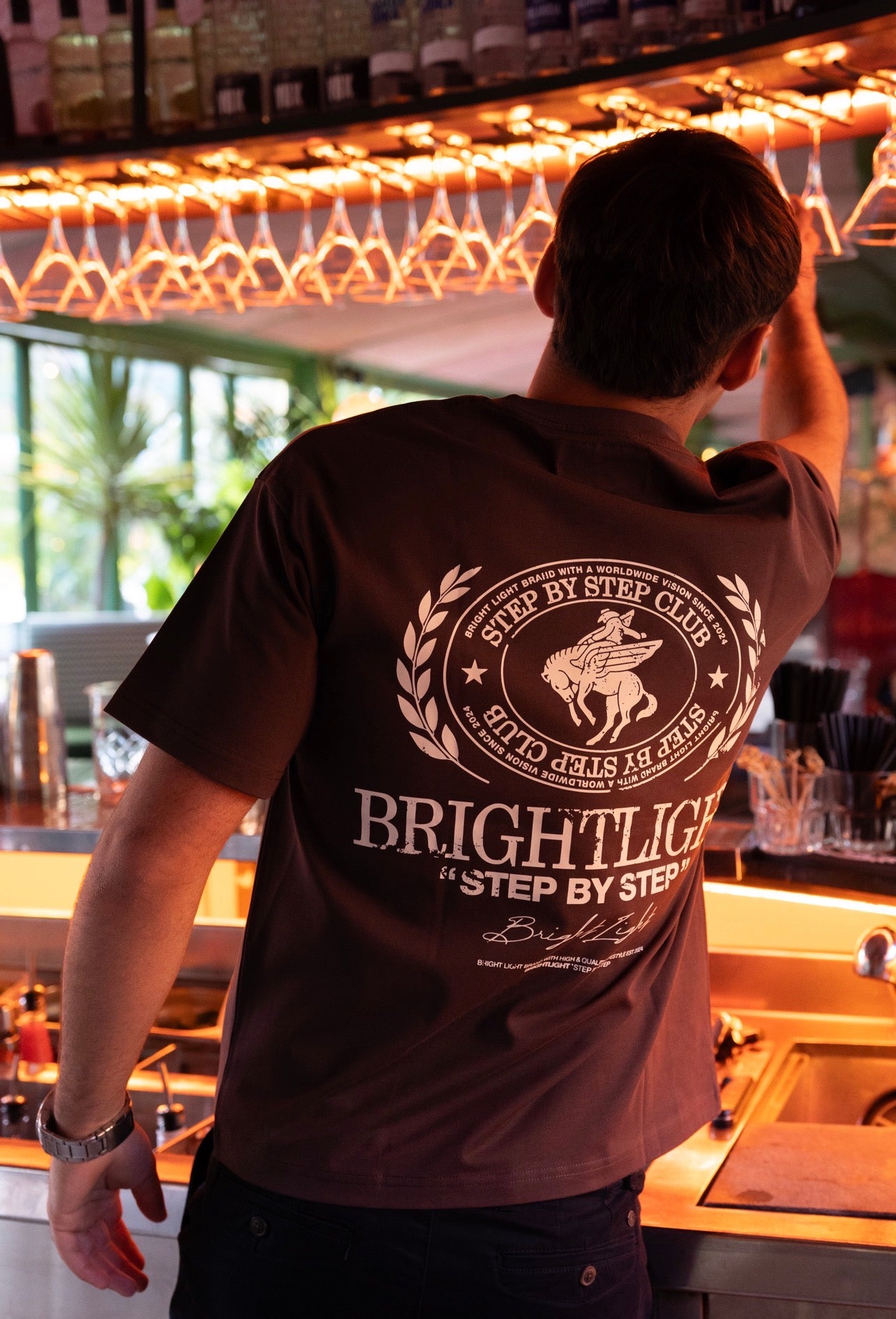 DEEP COFFEE “STEP BY STEP” TEE